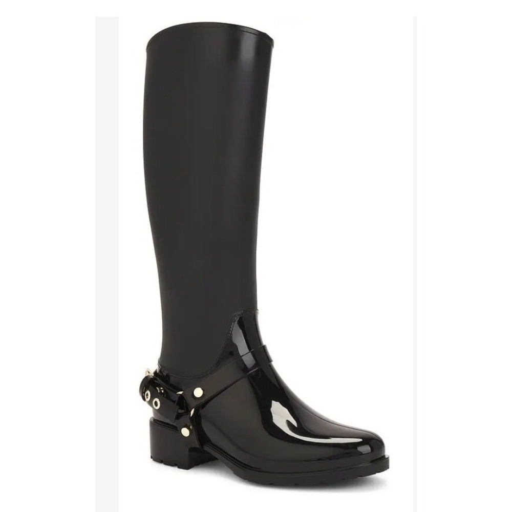 Dolce Vita Women's Black Cloudy H2o Rain Winter Boots Size 11